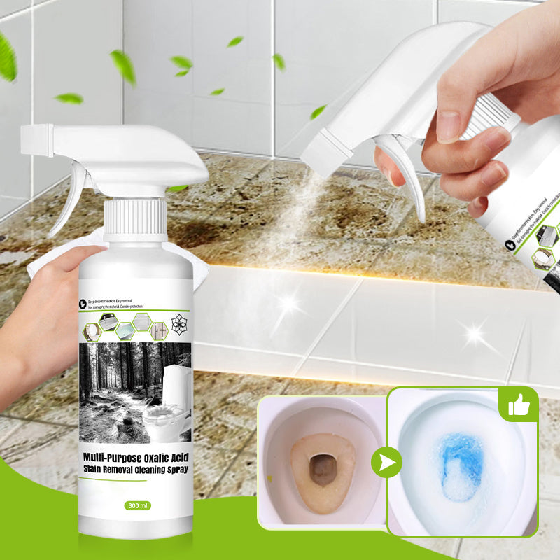 🔥 Vendita calda 48% OFF🔥Spray per Rimozione delle Macchie con Acido Ossalico Multiuso