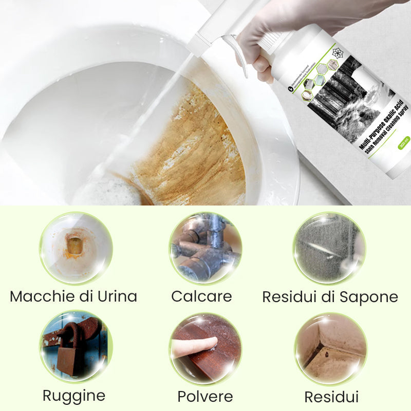 🔥 Vendita calda 48% OFF🔥Spray per Rimozione delle Macchie con Acido Ossalico Multiuso