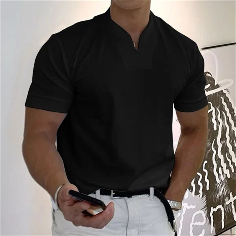 T-shirt business da uomo a maniche corte per il fitness