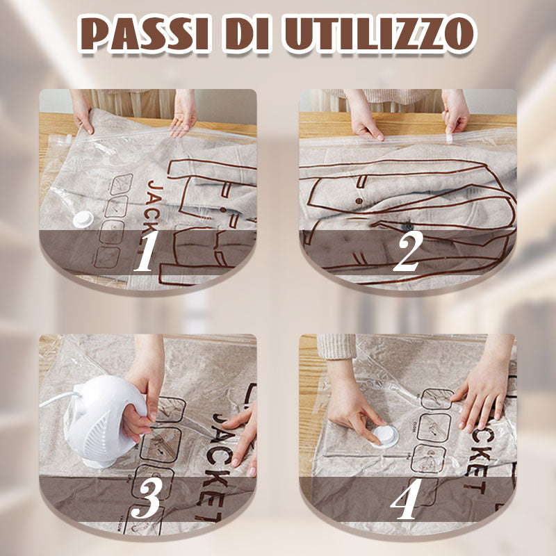 Sacchetti per vuoto da appendere