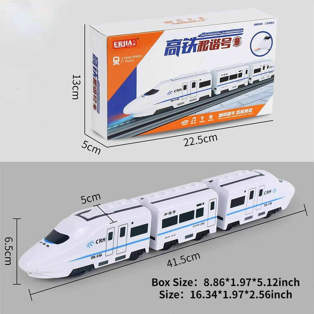 🚅Elettrico Universale Simulazione Ferroviaria Alta Velocità Armonia Treno Giocattolo