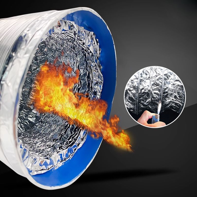 Tubo Flessibile in Foglio di Alluminio per Sistemi di Ventilazione e Aspirazione Aria