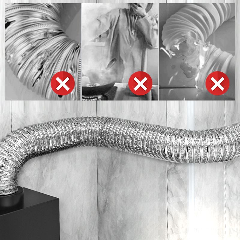 Tubo Flessibile in Foglio di Alluminio per Sistemi di Ventilazione e Aspirazione Aria