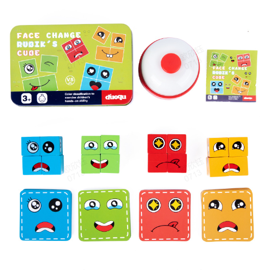 🧩 50% SCONTO! 🎭 Puzzle 5D Gioco Cambia-Faccia - Divertimento familiare interattivo, potenzia creatività e capacità logiche 👨👩👧👦✨
