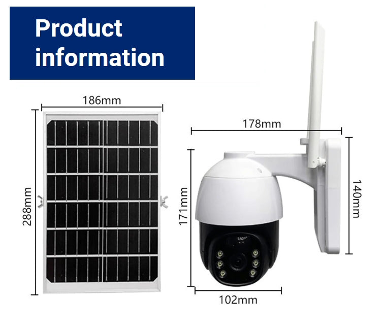 Telecamera di Sorveglianza Solare Wireless Intelligente