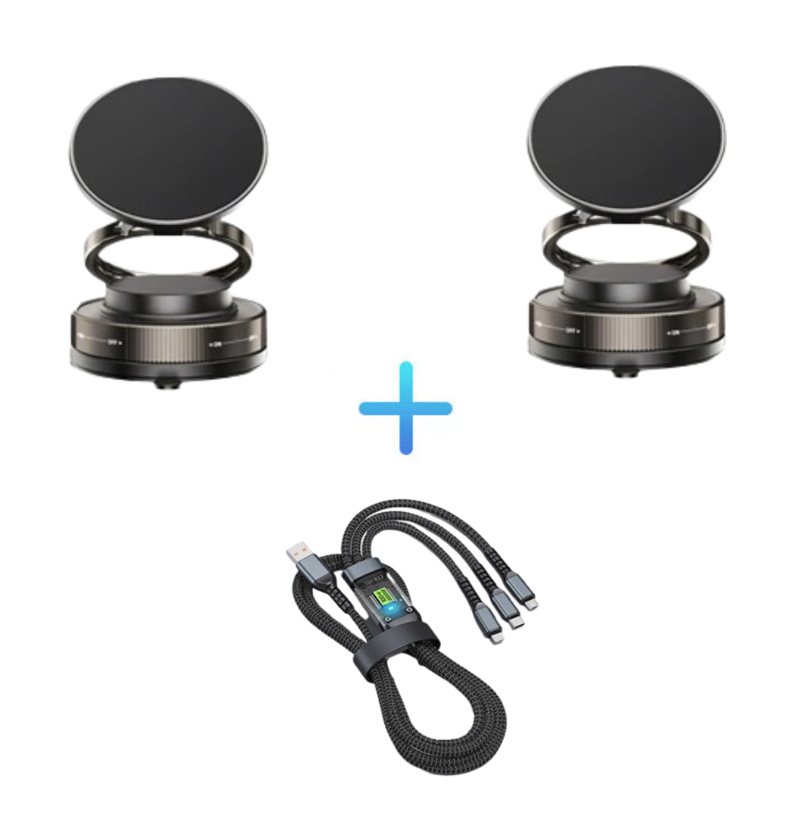 🔥Acquista di più e risparmia di più🔄Supporto magnetico per telefono regolabile a 360°📱🚗