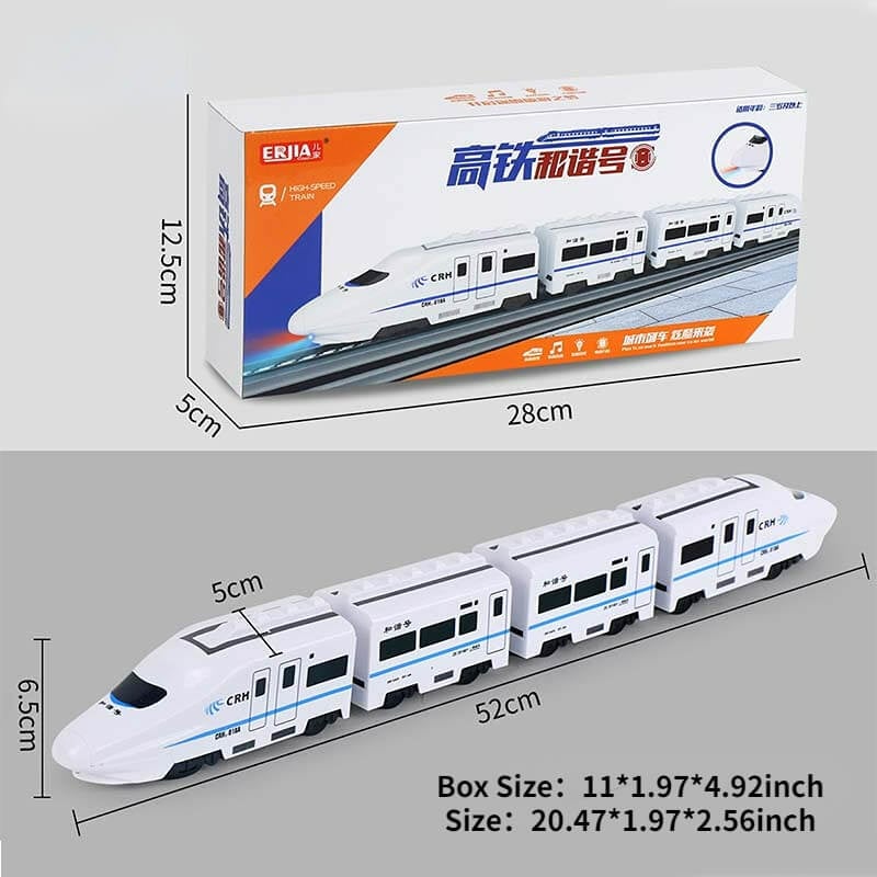 🚅Elettrico Universale Simulazione Ferroviaria Alta Velocità Armonia Treno Giocattolo
