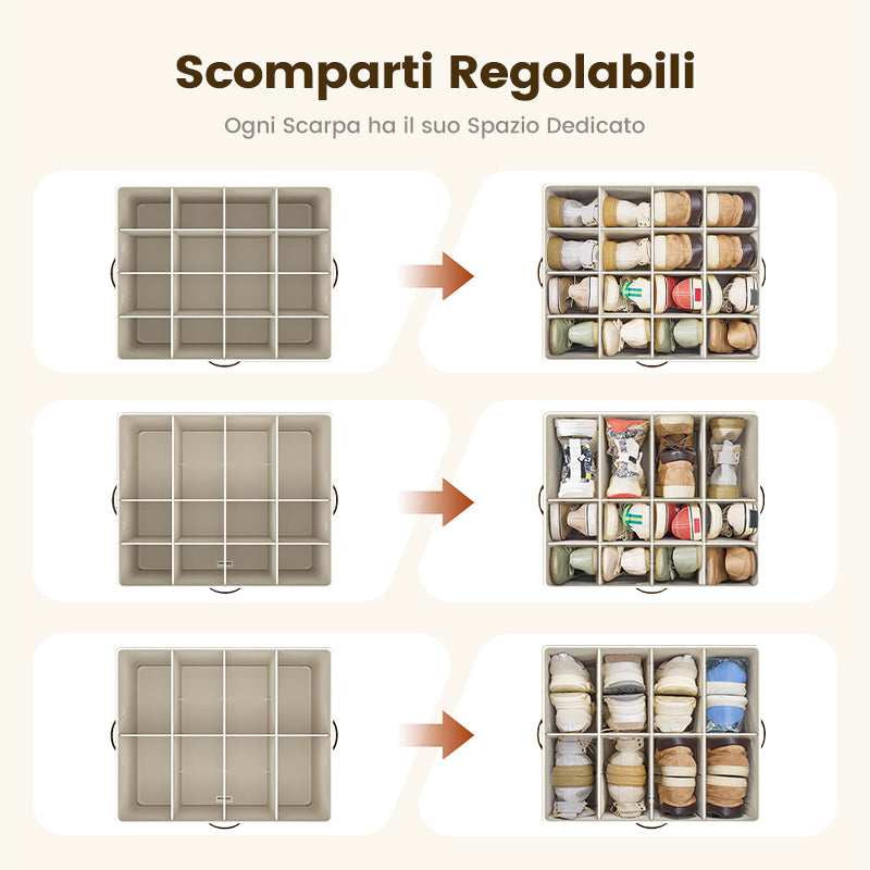 ⏳Offerta limitata -50%💥Scatola Porta Scarpe Multifunzionale e Antipolvere