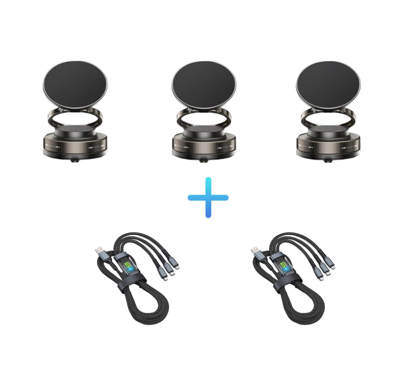 🔥Acquista di più e risparmia di più🔄Supporto magnetico per telefono regolabile a 360°📱🚗