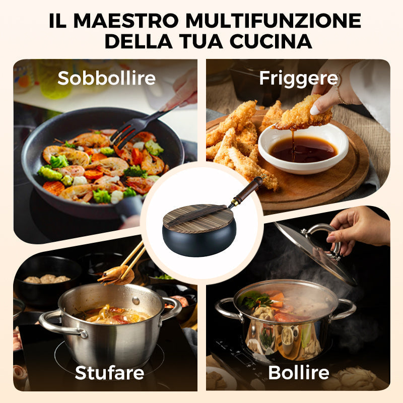 🔥 Vendita calda 50% di sconto🔥 Pentola in Ferro Spesso Non Rivestito
