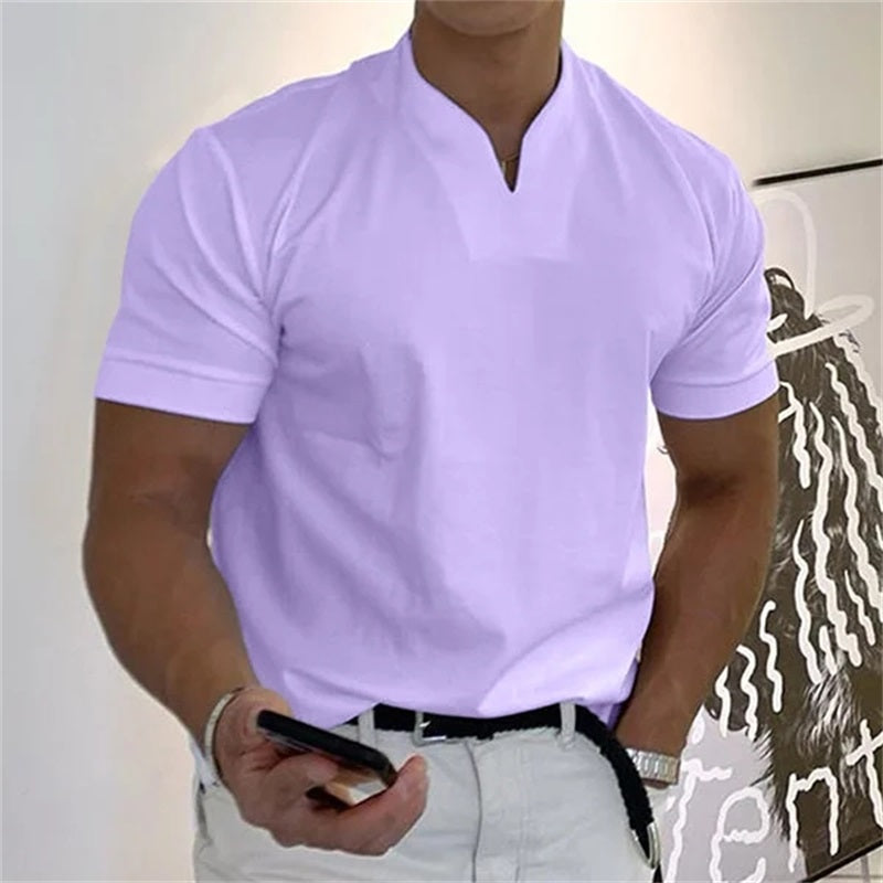 T-shirt business da uomo a maniche corte per il fitness