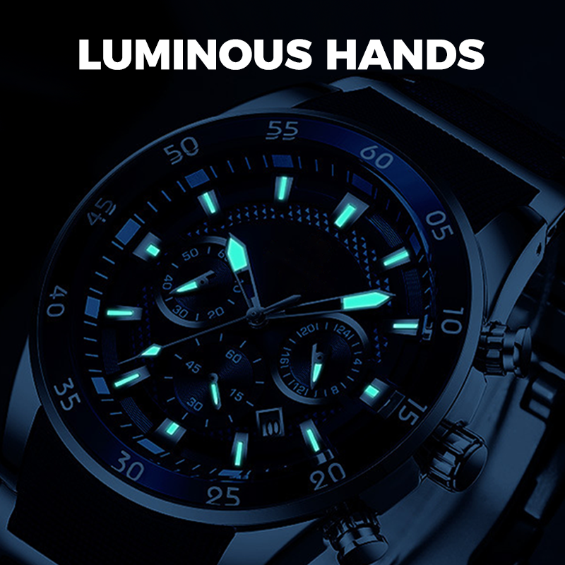 💎Men's High-End Business Multifunction Quartz Watch