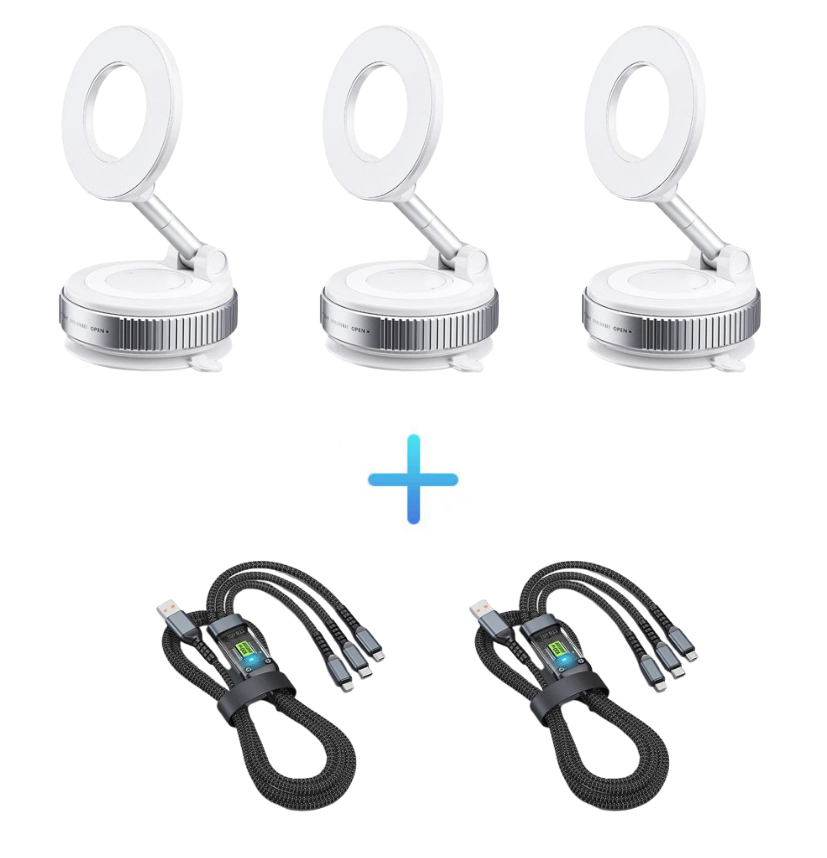 🔥Acquista di più e risparmia di più🔄Supporto magnetico per telefono regolabile a 360°📱🚗