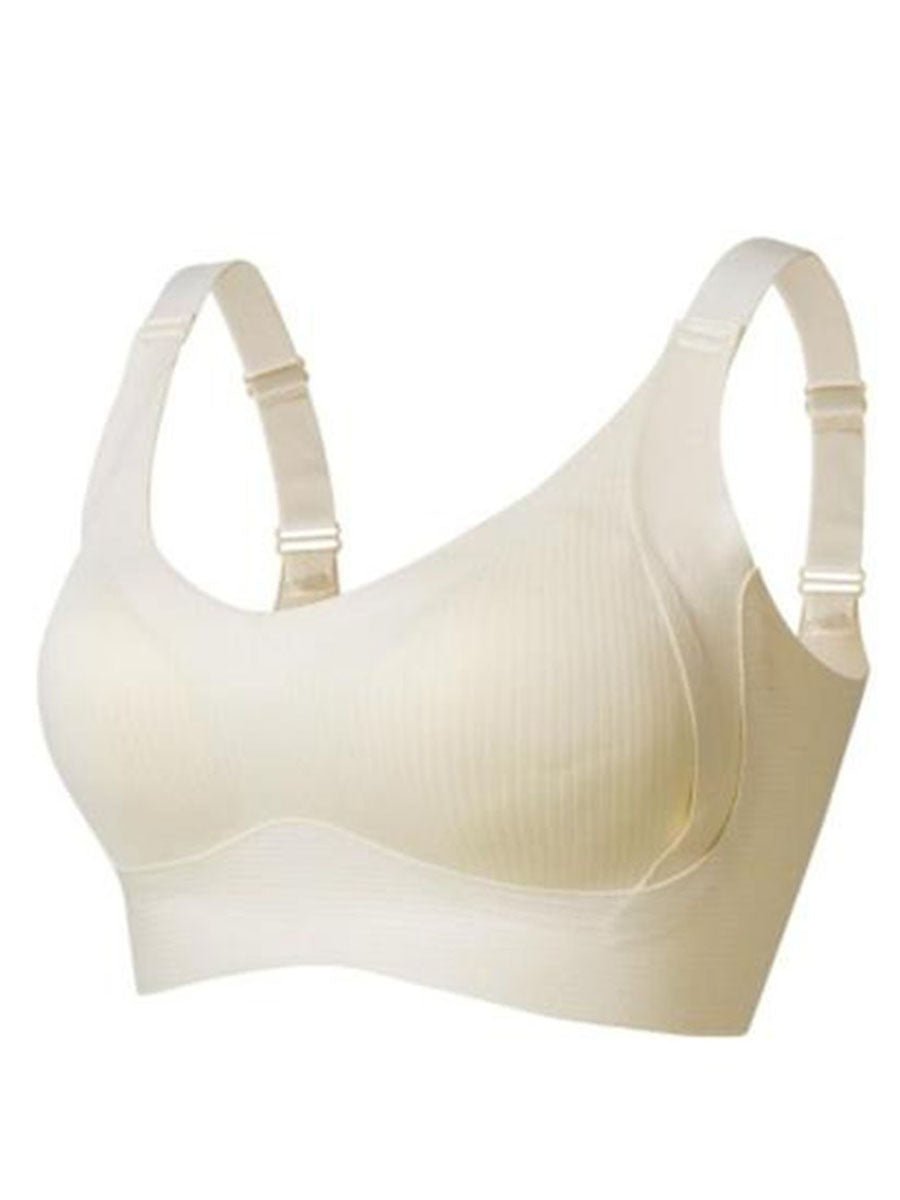 🎁Acquistane 1 e ricevi 3 confezioni💕Reggiseno push-up a costine da donna, regolabile e senza ferrett