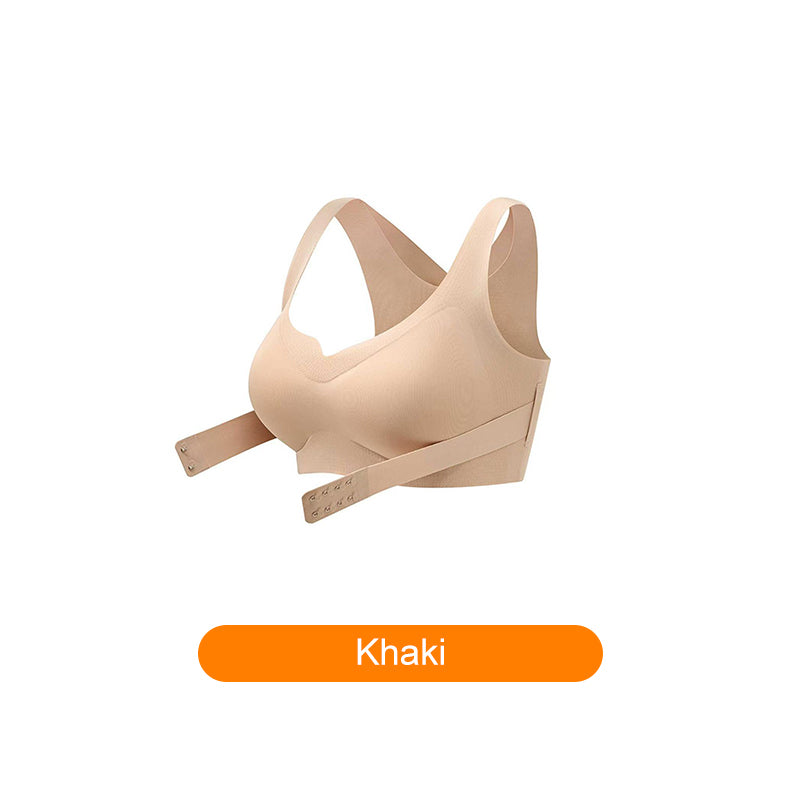 💕 Reggiseno donna accogliente senza cuciture con chiusura anteriore push up 🎁