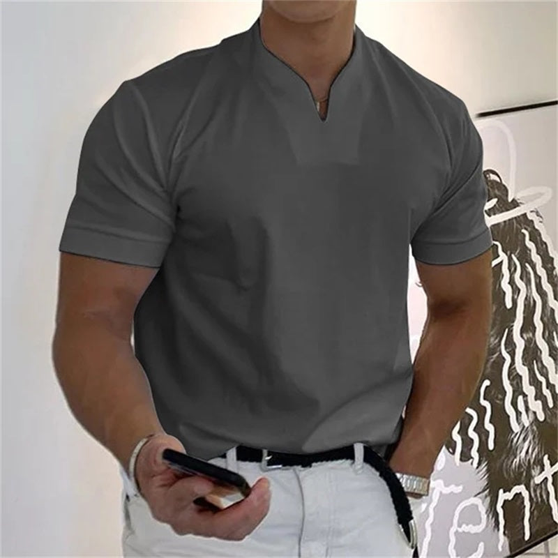 T-shirt business da uomo a maniche corte per il fitness