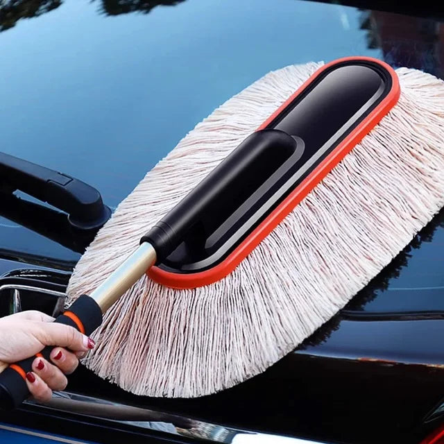 Spolverino per Auto con Manico Telescopico Estensibile