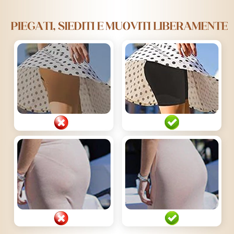 🔥Intimo da donna a vita alta in seta ghiacciata contenitiva e contenitiva per fianchi