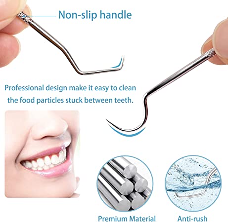 🏆 Ingegneria di precisione tedesca! Punta ultra-fine da 0,1 mm per un uso preciso del filo interdentale✨