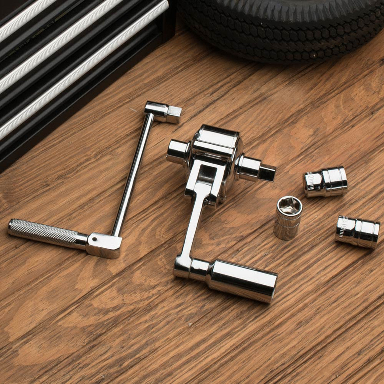 🔥 Spedizione gratuita 🔧 Kit di smontaggio pneumatici con moltiplicatore di coppia
