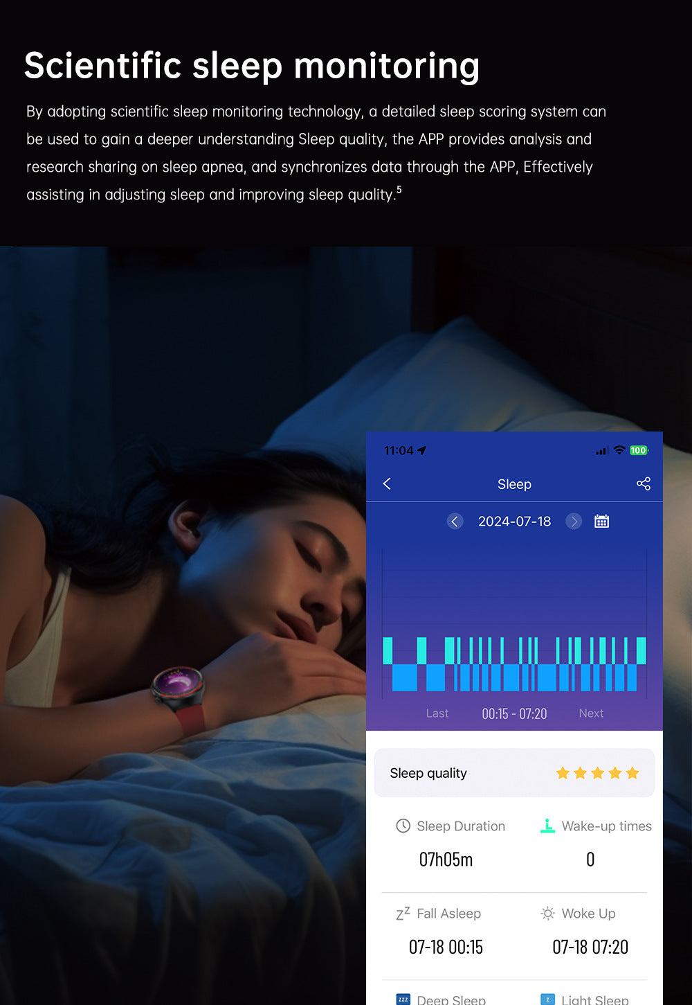 ✨Orologio Bluetooth intelligente - Orologio per il monitoraggio della salute