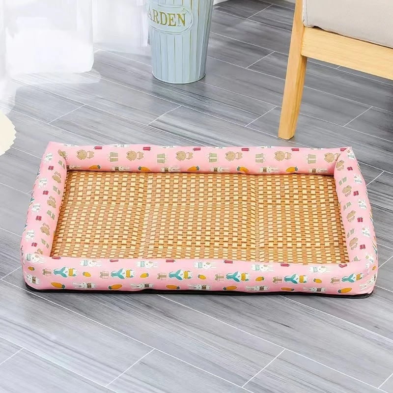 Letto refrigerante in rattan Ice per cani e gatti