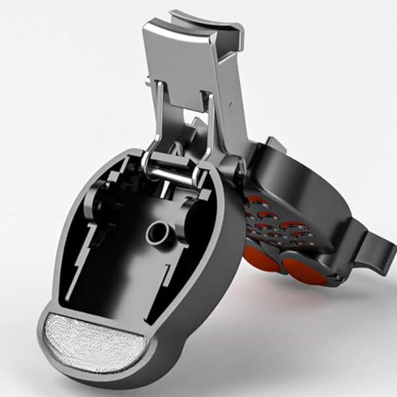 Mini tagliaunghie pieghevole a forma di gufo in acciaio inox