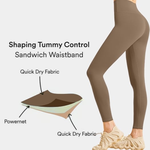 ✨😍 Leggings modellanti a vita alta con controllo della pancia