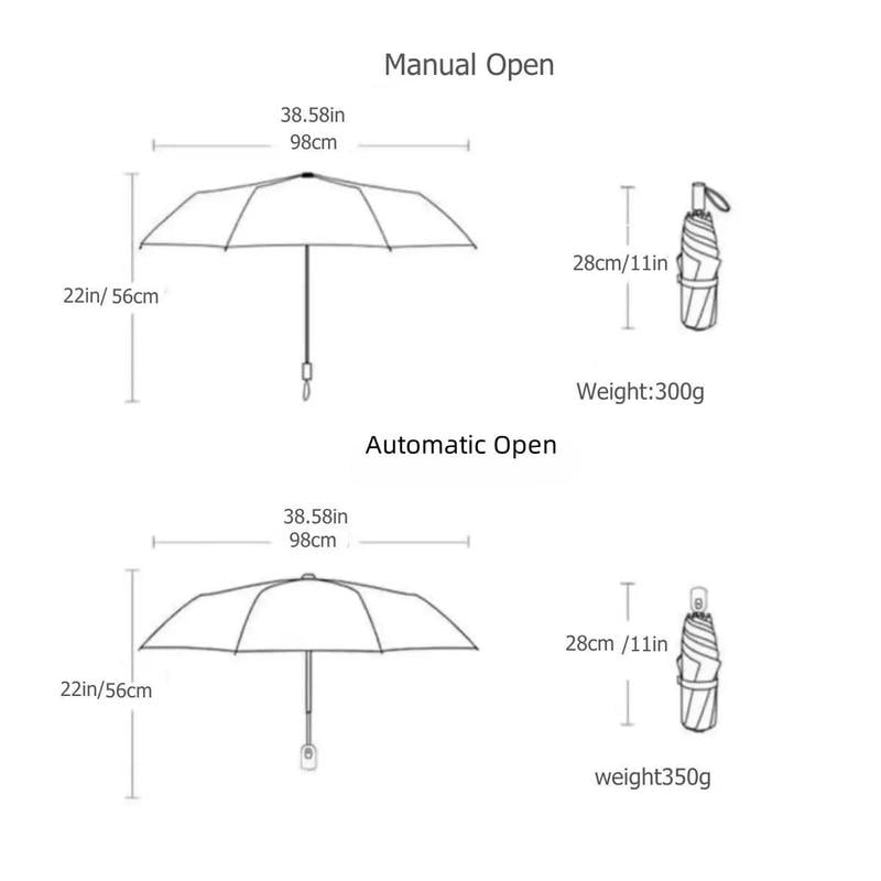 🔥Hot Sale 49% OFF -Vintage Stained Glass Automatic Umbrella