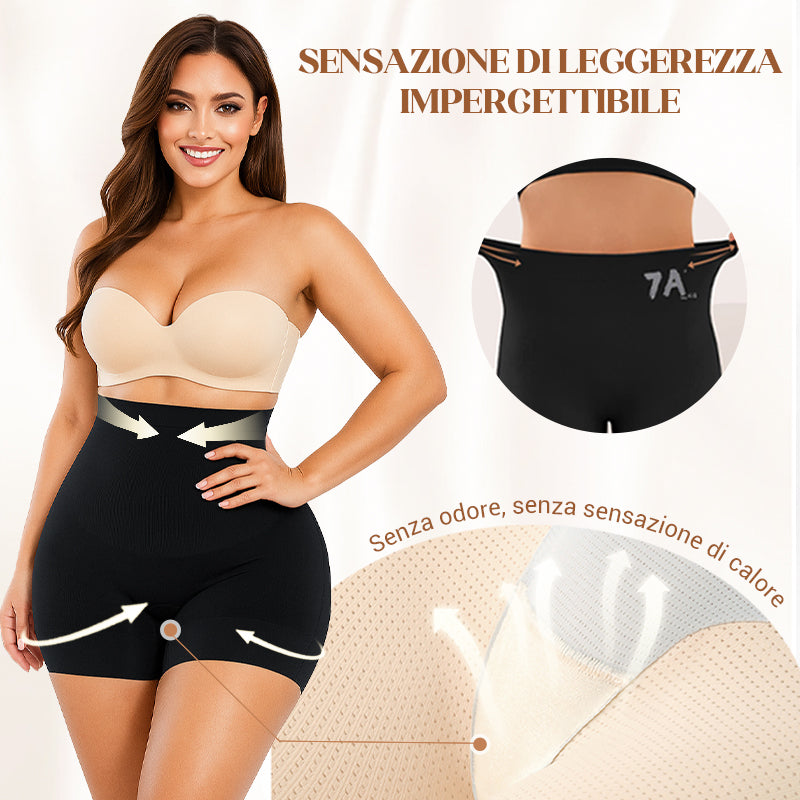 🔥Intimo da donna a vita alta in seta ghiacciata contenitiva e contenitiva per fianchi