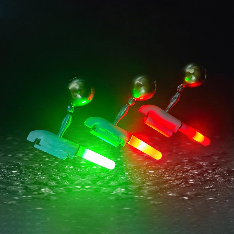 Canna da pesca con luce a LED e campanello buzzer