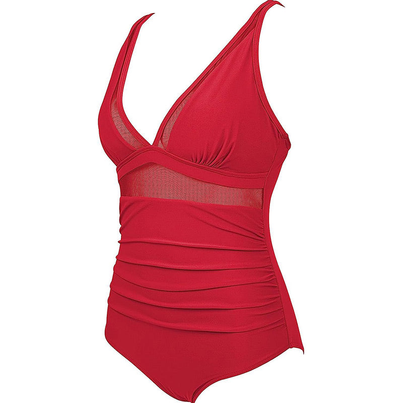 🌷 Incontra l'Estate - Sconto del 50% 🏝️ Costume da bagno con rete a controllo addominale 👙