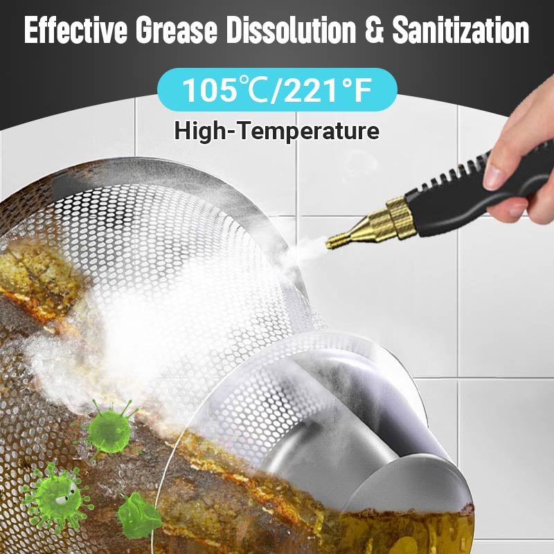 🎁 Spedizione gratuita 🎁 Pulitore a vapore ad alta pressione da 2500W riscaldato a mano