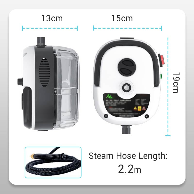 🎁 Spedizione gratuita 🎁 Pulitore a vapore ad alta pressione da 2500W riscaldato a mano