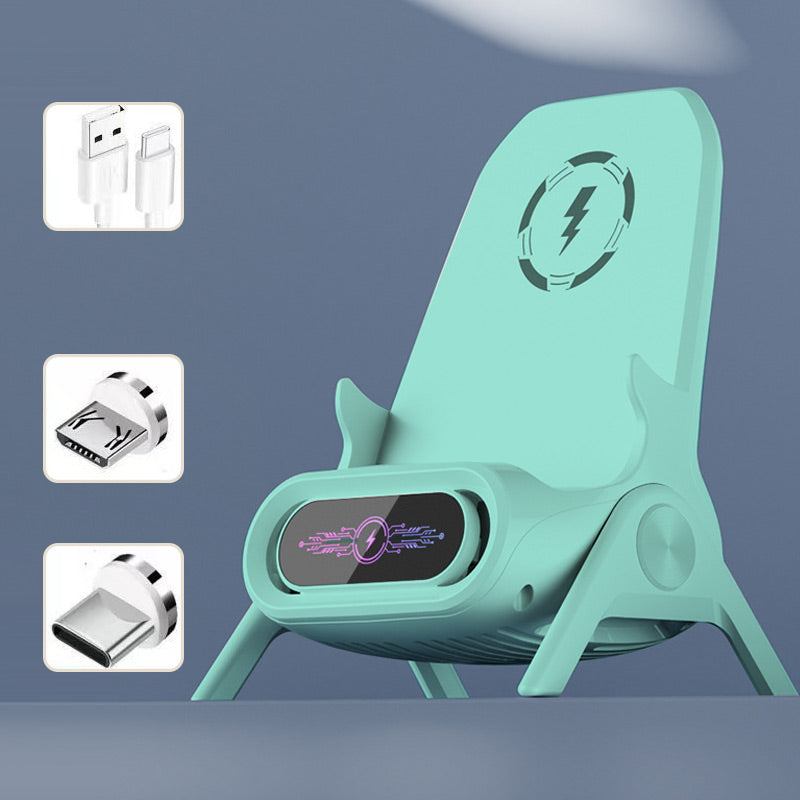 📱 SCONTO DEL 50%! ✨ Supporto per telefono con caricatore rapido wireless - Regolazione universale e rotazione a 360°, ideale per viaggi o ufficio 🚗📦