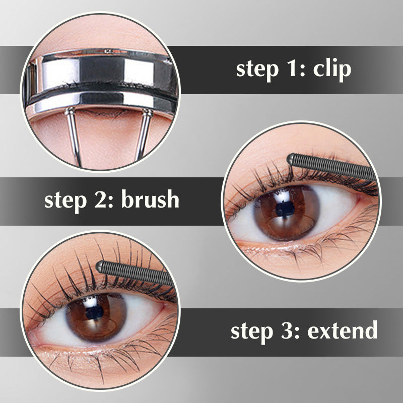 ⏳Spécial à durée limitée⏰Mascara 3D Courbé à Baguette Métallique