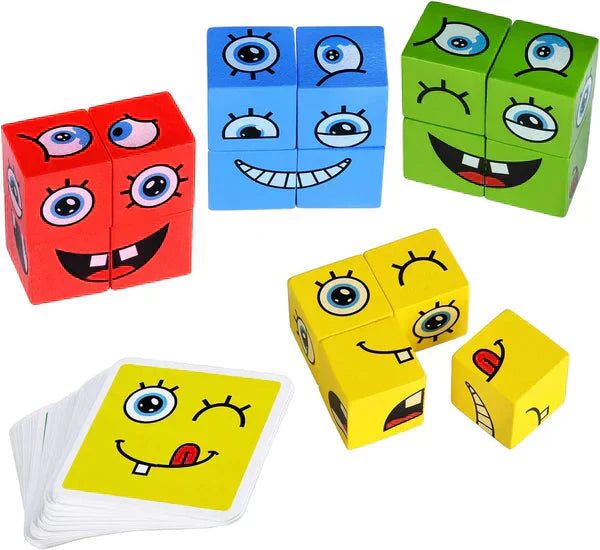🧩 50% SCONTO! 🎭 Puzzle 5D Gioco Cambia-Faccia - Divertimento familiare interattivo, potenzia creatività e capacità logiche 👨👩👧👦✨