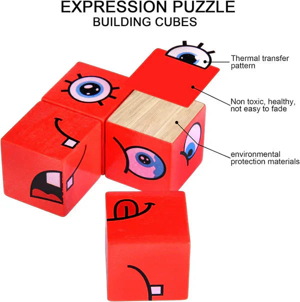 🧩 50% SCONTO! 🎭 Puzzle 5D Gioco Cambia-Faccia - Divertimento familiare interattivo, potenzia creatività e capacità logiche 👨👩👧👦✨