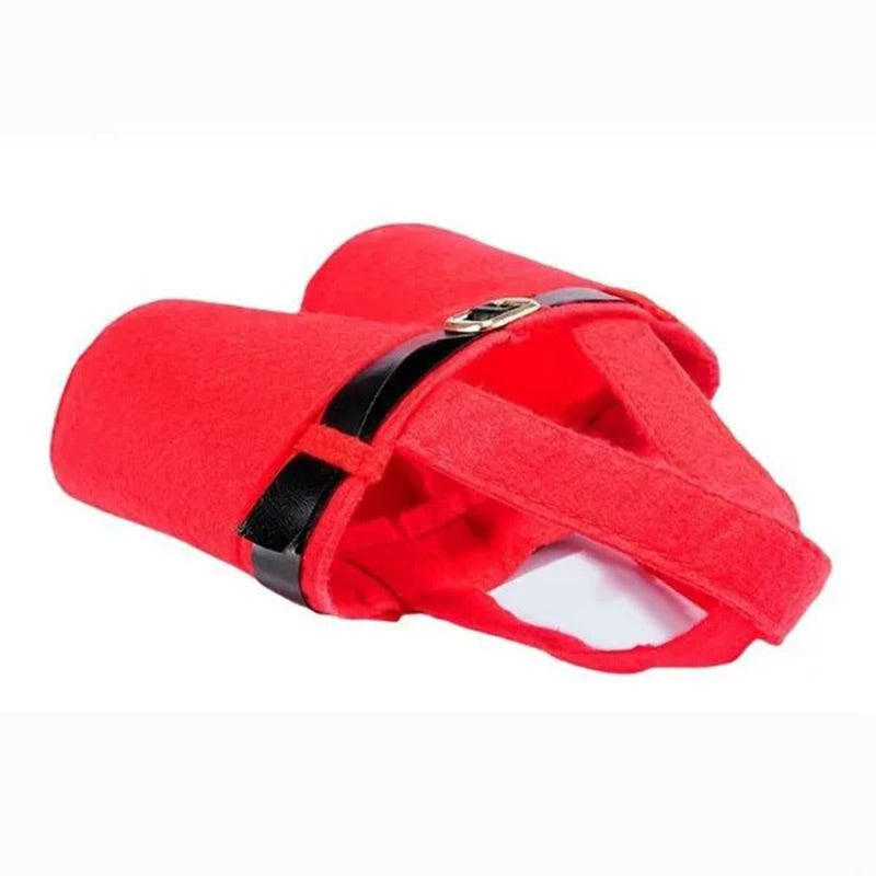 Set di 2 Sacchetti Regalo di Natale per Caramelle/Vino