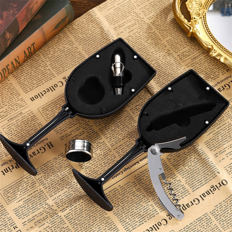 Set Apribottiglie per Amanti del Vino