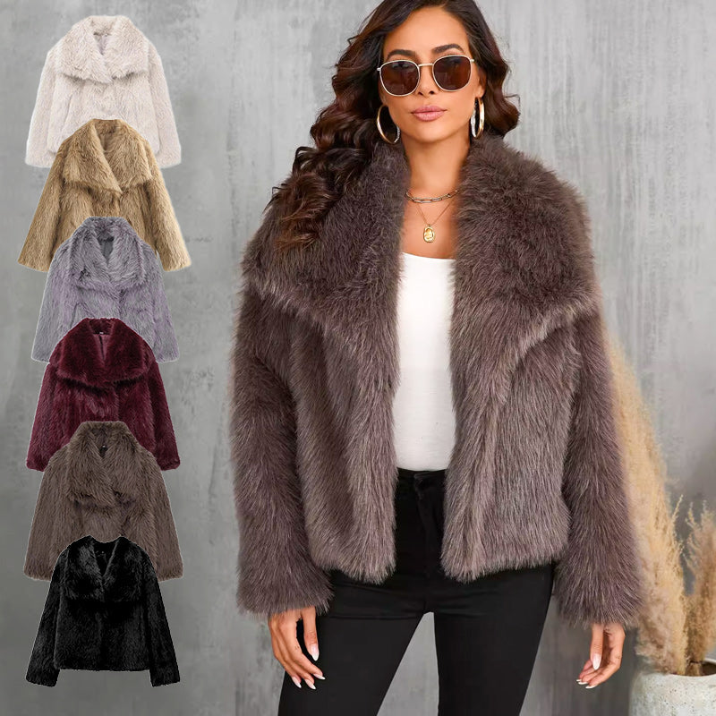 Cappotto Corto Morbido da Donna