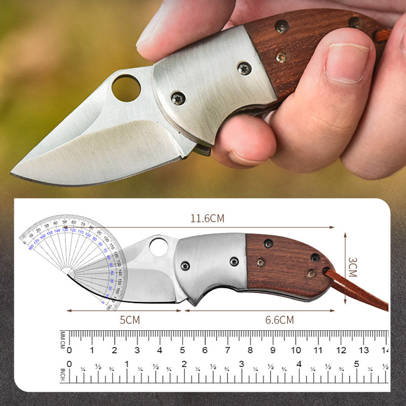 🔥Vendita calda🔥Coltello pieghevole portatile in acciaio inossidabile per esterni