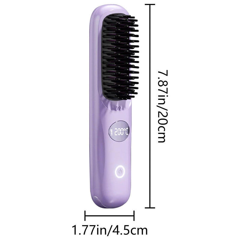 🔥 Vendita calda 🔥 Spazzola per capelli senza fili con display a LE