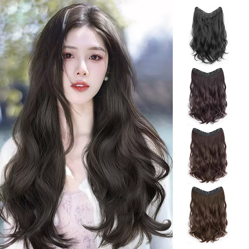 Clip a U a forma di parrucchino di estensione dei capelli per le donne