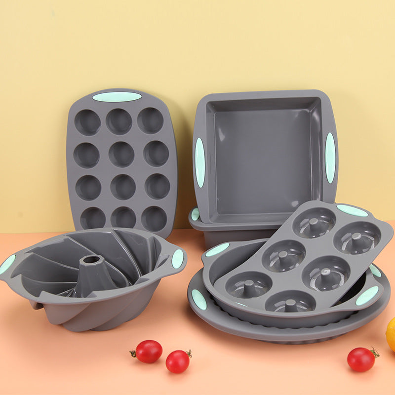 Set di Stampi in Silicone per una Facile Cottura