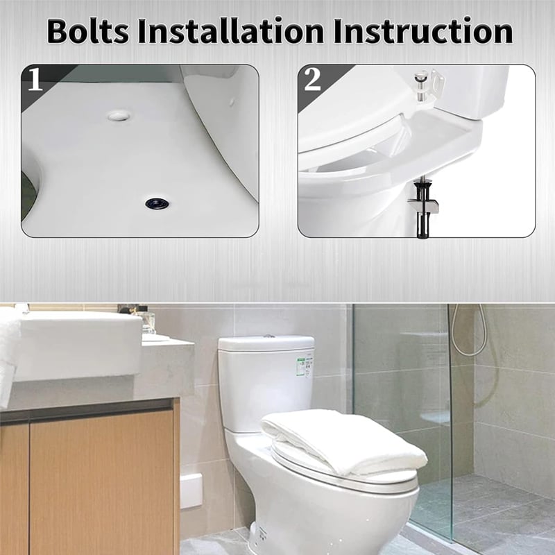 🔥Acquista 1 e ricevi 1 gratis🔥Kit di bulloni di fissaggio per sedile WC per impieghi gravosi