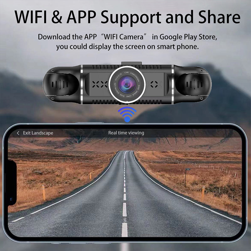 Sicurezza di guida ✨ Registratore per auto a 4 canali 1080P