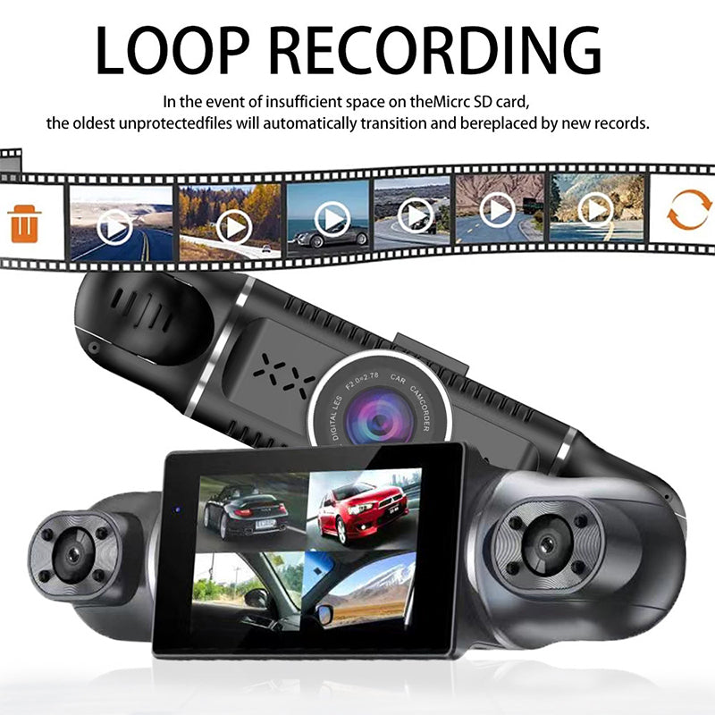 Sicurezza di guida ✨ Registratore per auto a 4 canali 1080P