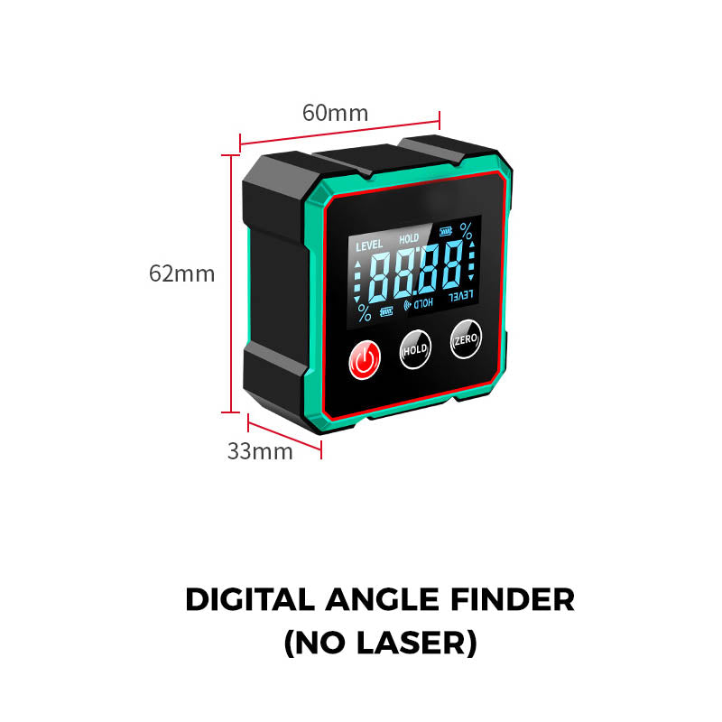Cercatore angolare digitale magnetico con laser elettronico