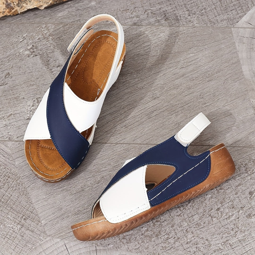 🔥Promozione dell'ultimo giorno 50% di sconto - Sandali ortopedici da donna con tacco inclinato ultra confortevole